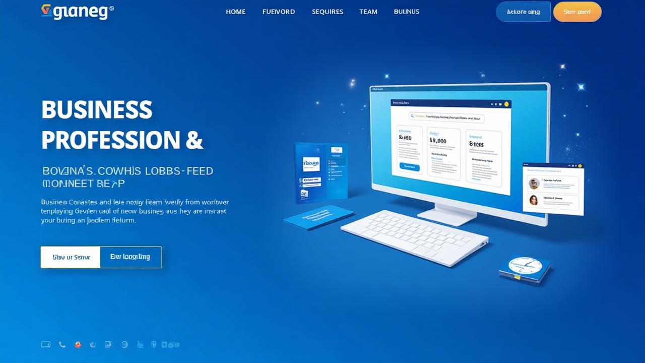 Business One — Business website template