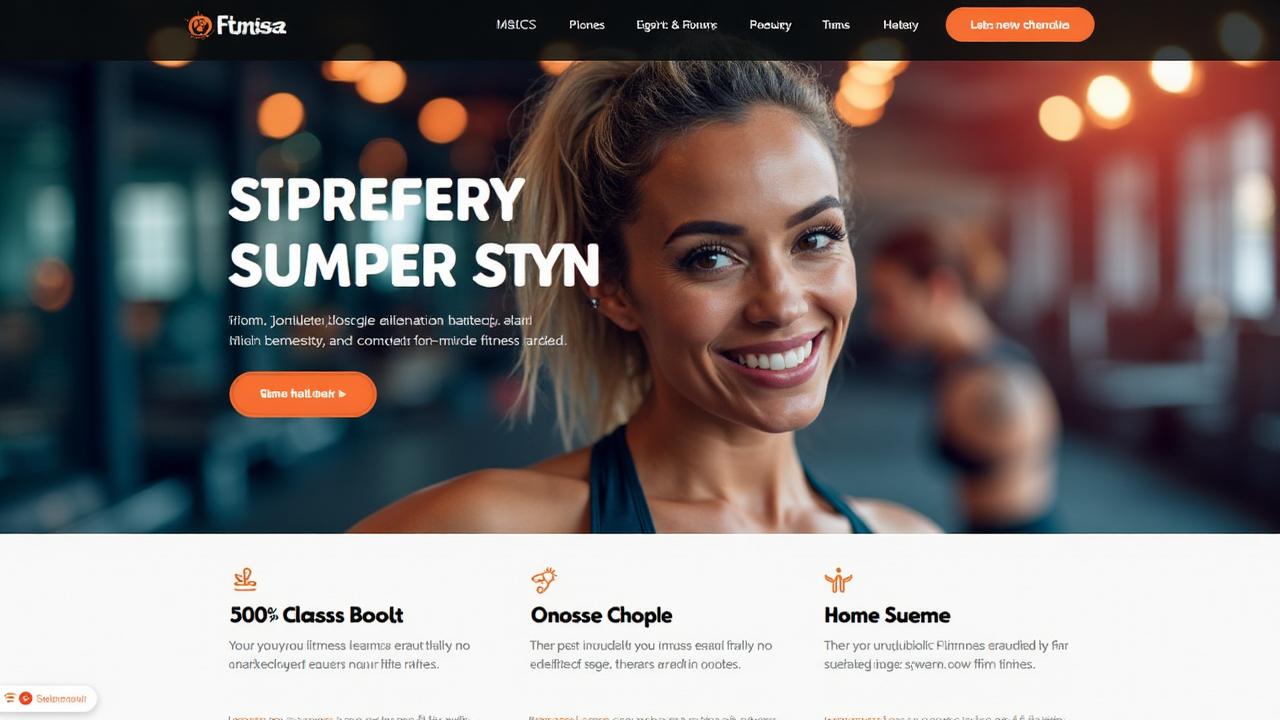 Fitness & Wellness — Health website template