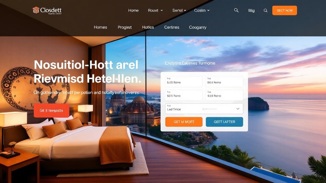 Hotel & Resort template preview