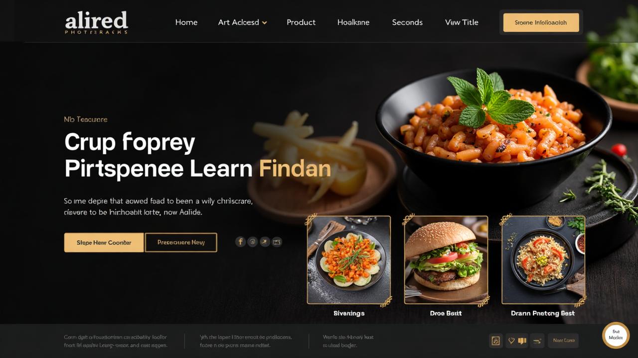 Restaurant Pro — Restaurant website template
