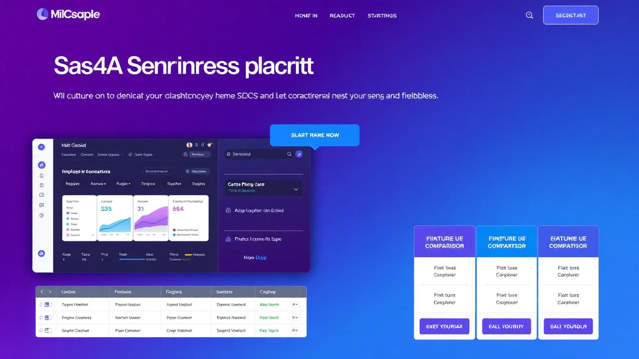 SaaS Product template preview